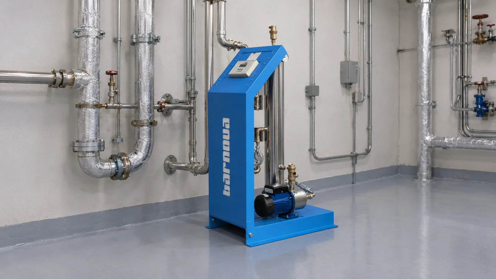 Stationäre Barnova TECHNOCAT TC Entgasungsstation im Technikraum