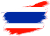 Thailand Flagge barnova